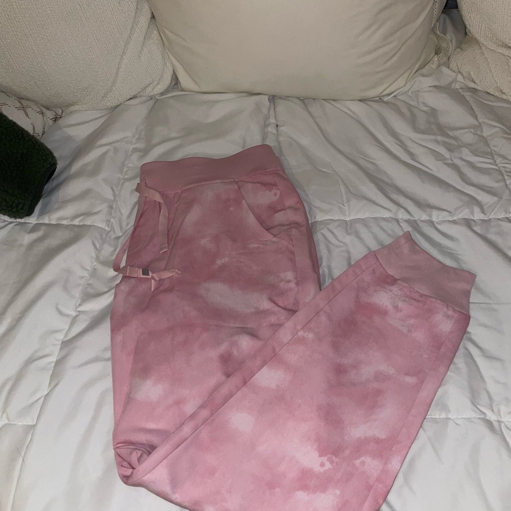 Limited Edition Pink and White Zamora Joggers